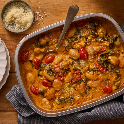 Baked Tomato & Corn Gnocchi