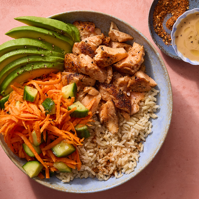 Salmon Brown Rice Bowls