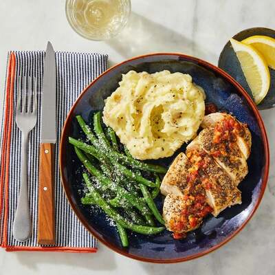 Italian Chicken & Pepper Pan Sauce