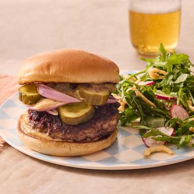 Juicy Lucy Prime Beef Burgers
