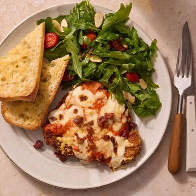 Chicken Parm & Crispy Pancetta