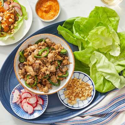 Ground Turkey Lettuce Cups
