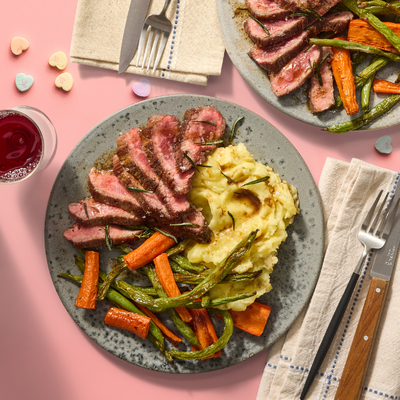 Brown Butter Steaks & Fried Rosemary
