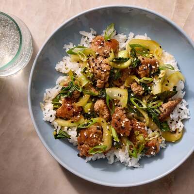 Asian Pork Rice Bowls