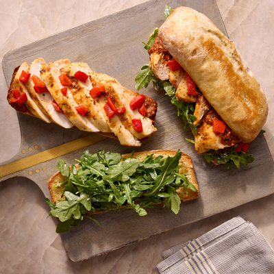 Roasted Romesco Chicken Sandwiches