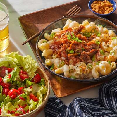 BBQ Pulled Pork Mac & Cheese