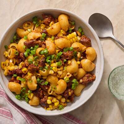 Spicy Poblano Sausage Pasta