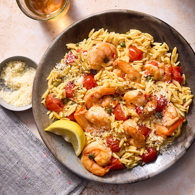 Calabrian Shrimp & Orzo