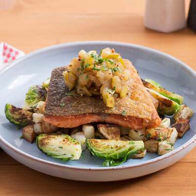Seared Salmon & Fall Vegetables