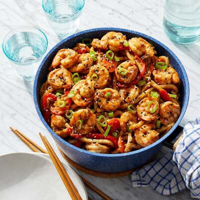 One-Pot Shrimp & Udon
