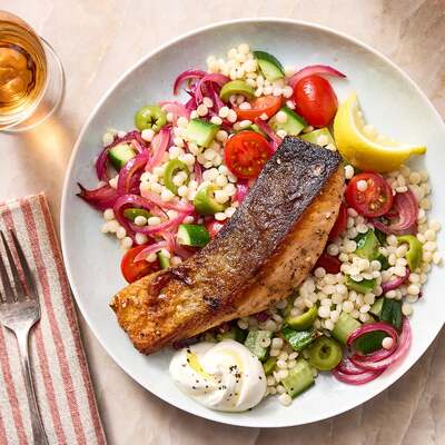 Za'atar Crusted Salmon