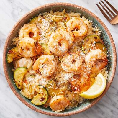 Calabrian Shrimp & Orzo