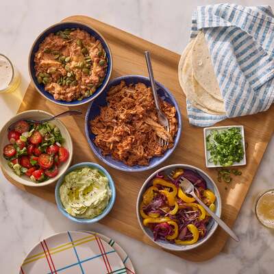 Pulled Pork Fajita Night