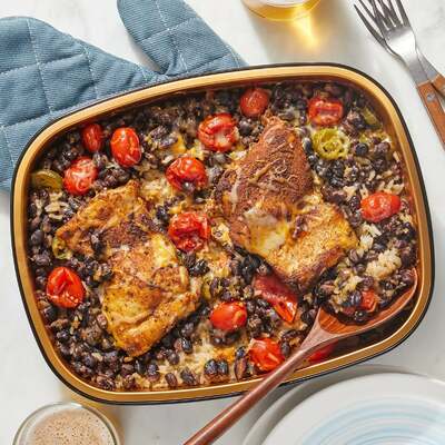 Oven-Baked Tomatillo Chicken Thighs