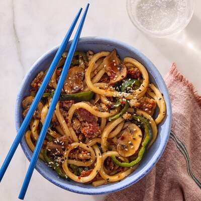 15-Min Hoisin Pork Udon