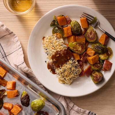 Sheet Pan Garlic-Hoisin Cod