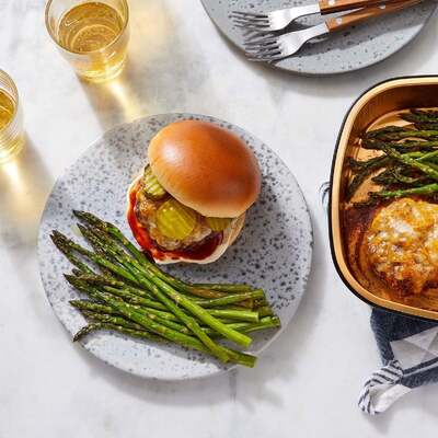 Oven-Baked Barbecue Cheeseburgers
