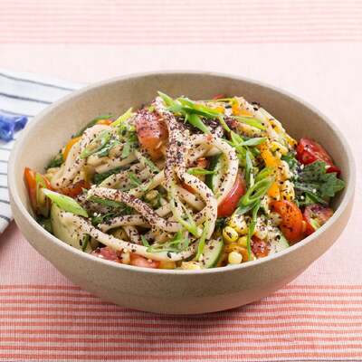 Summer Udon Noodle Salad