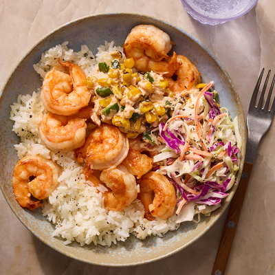 Mexican-Style Shrimp & Street Corn