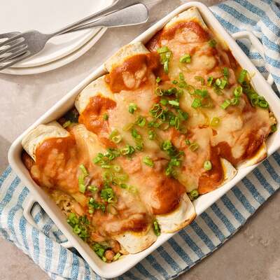 Smoky Vegetable Enchiladas