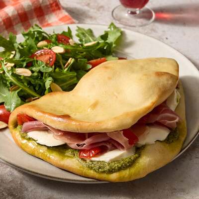 Prosciutto Pizza Sandwiches
