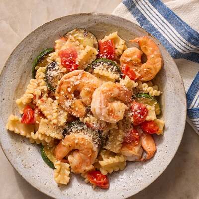 Shrimp & Mafalda Pasta