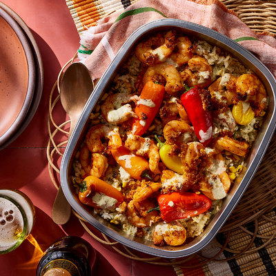 Tex-Mex Shrimp & Rice Bake