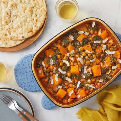 Oven-Baked Butternut Squash & Chickpea Curry