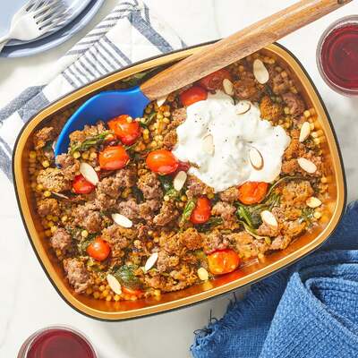 Oven-Baked Shawarma Beef & Couscous