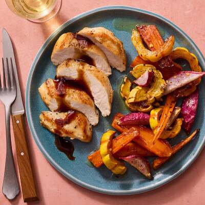 Balsamic Chicken & Roasted Vegetables