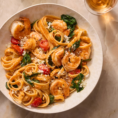 Shrimp & Romesco Fettuccine