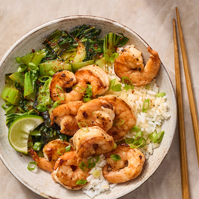 Ponzu Shrimp & Scallion Rice