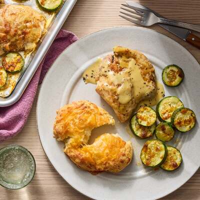Sheet Pan Honey Mustard Chicken Thighs