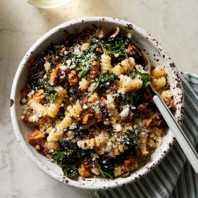 Creamy Fusilli Bucati Pasta