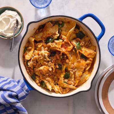 15-Min Skillet Enchiladas