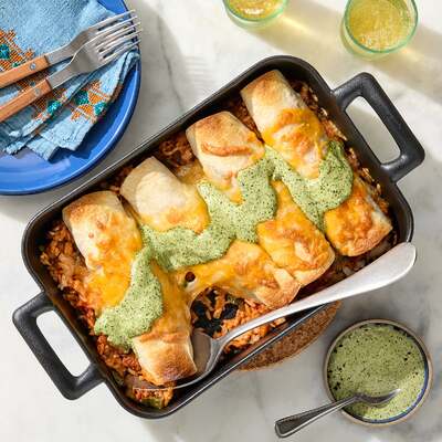 Chipotle Pork Enchiladas
