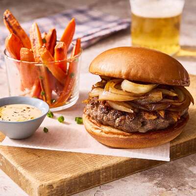 Smoky Gouda Cheeseburgers
