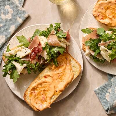 Prosciutto & Mozzarella Sandwiches