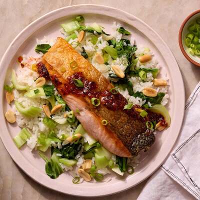 Orange Chili Crisp Salmon