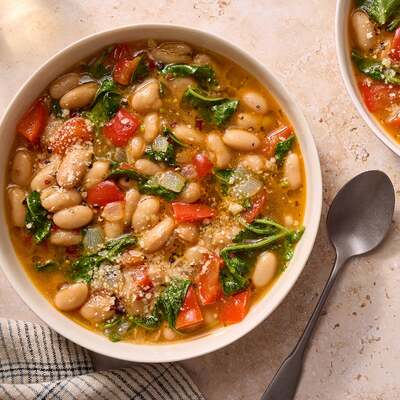 White Bean & Red Pepper Soup