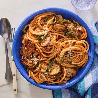 Spicy Sausage Bucatini