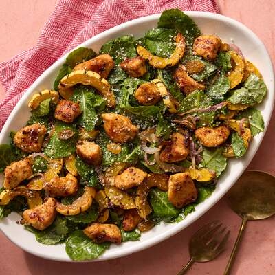 Chicken & Delicata Squash Salad