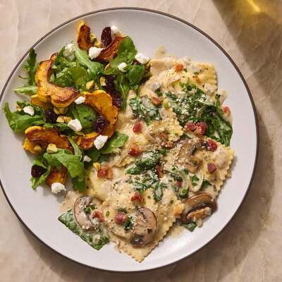 Five Cheese Ravioli & Truffle Sauce