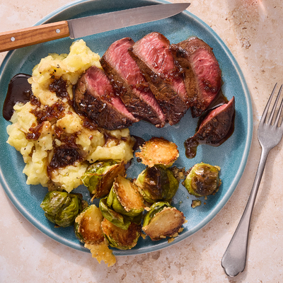 Balsamic Steaks & Truffle Mashed Potatoes