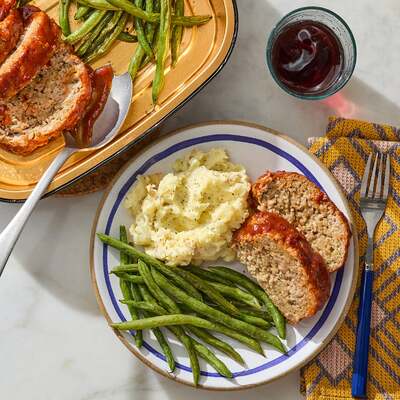 Spicy BBQ-Glazed Pork Meatloaf
