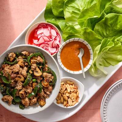 Ground Turkey Lettuce Cups