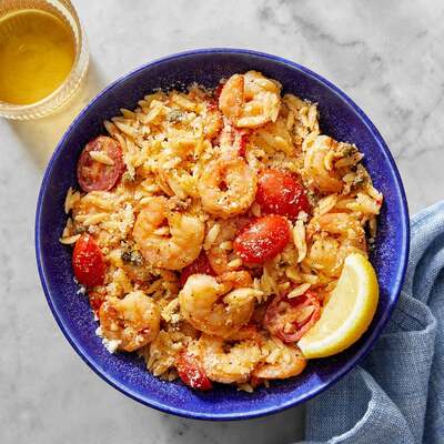 Calabrian Shrimp & Orzo