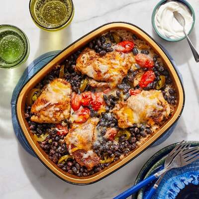 Oven-Baked Mexican-Spiced Chicken Thighs
