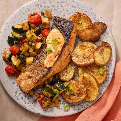 Salmon & Calabrian Chile Mayo