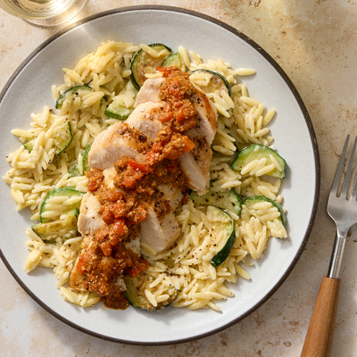 Chicken & Red Pepper Romesco